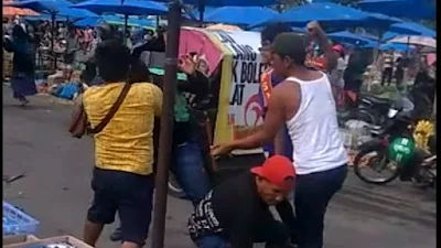 Ojol Dikeroyok Preman di Pajak Sambu