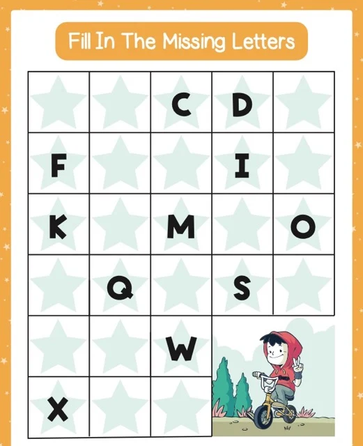 Fill In Missing Letters