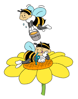 蜂 ハチ ミツバチ 蜜蜂 怠け者 働き者 昆虫 