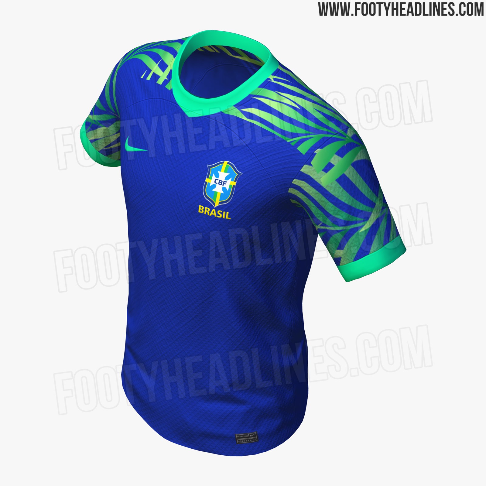 Brasilien 2023 Frauen-WM Auswärtstrikot geleakt - Nur Fussball