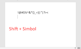 Fungsi Tombol Shift Pada Keyboard