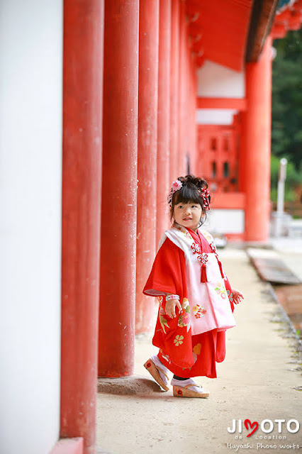 下鴨神社で七五三の出張撮影