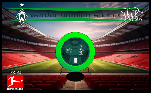 UNIFORME FUTEBOL DE MESA ESPECIAL ANIVERSARIO WERDER BREMEN