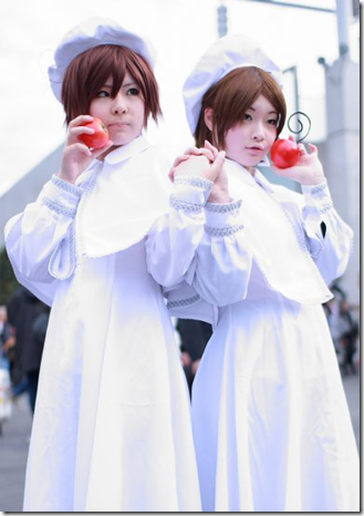unknown cosplay 43 / hetalia: axis powers cosplay - italy romano and italy veneziano