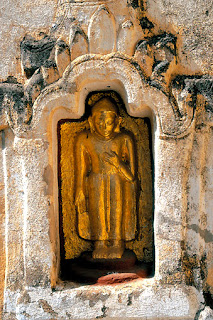 temple Buddha statue standing