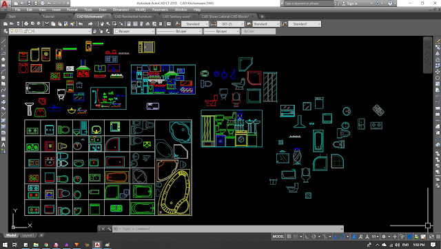 Download Furniture Rumah DWG gratis