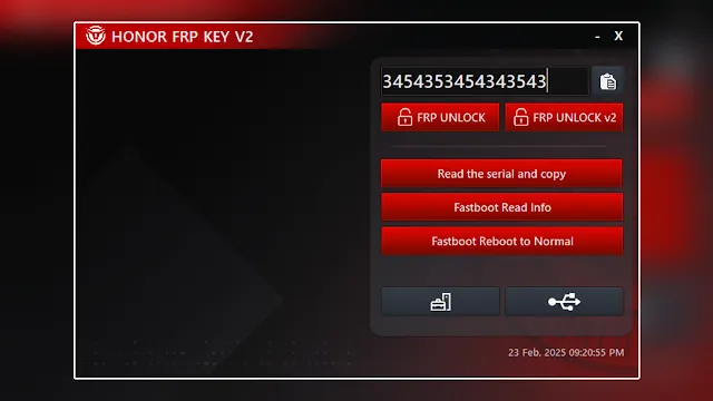 Honor Frp key V2
