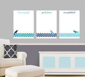 whiteboard to-do vinyl wall decals - set of three