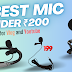 5 Mic Under 200rs for Start Youtube and Vlog || Available on Amazone 