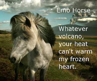 emo horse volcano