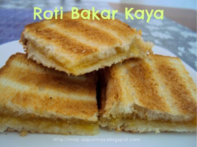 Duniaku: Roti Cheese, Roti Bakar Kaya