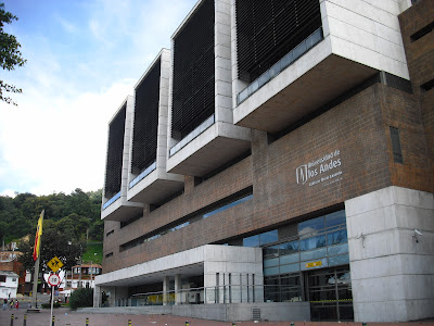 A qualified, uneducated elite: One of the Los Andes university buildings in Bogotá