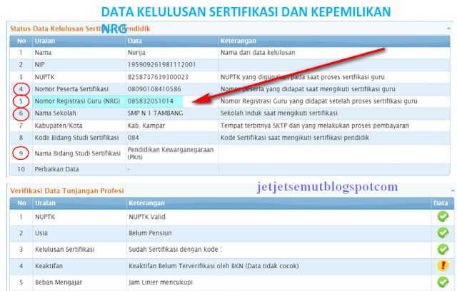 cara mengetahui mendapatkan NRG sergur 2016 2017