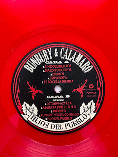 Disco Vinilo Hijos del pueblo de Bunbury y Calamaro