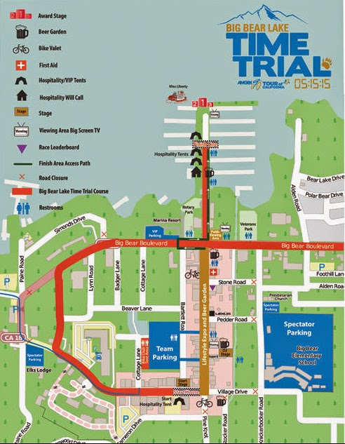 Start and Finish area set up for ATOC Big Bear Stage 6