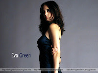 computer wallpaper, eva green, 5221, eva green long blue dress in standing, desktop pic hd