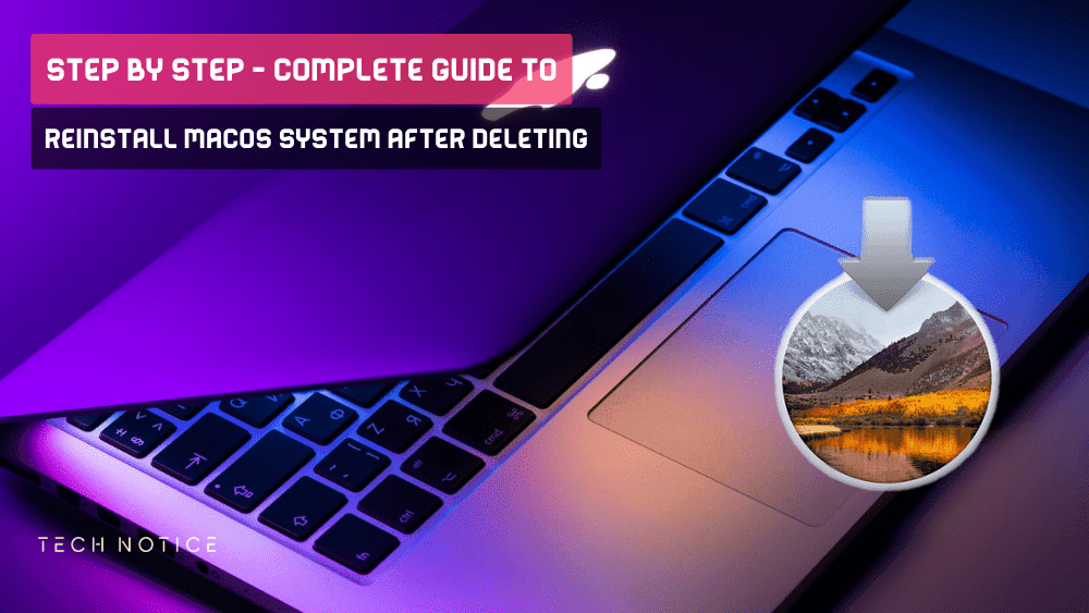 Step by step - complete guide to reinstall macOS system after deleting
