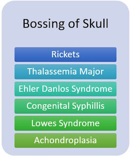 Rickets Thalassemia Major Ehler Danlos Syndrome Congenital Syphillis Lowes Syndrome Achondroplasia