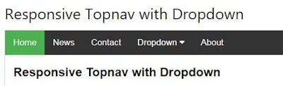 Navigasi Menu Responsive Dropdown
