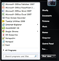 Cara Mengatur Start Menu Windows 7