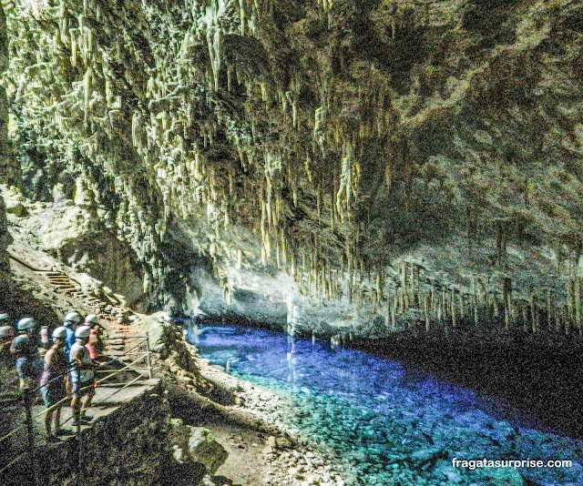 Gruta do Lago Azul em Bonito no Mato Grosso do Sul