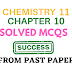 chemistry 1st year mcqs with answers Chapter 10 Electrochemistry 