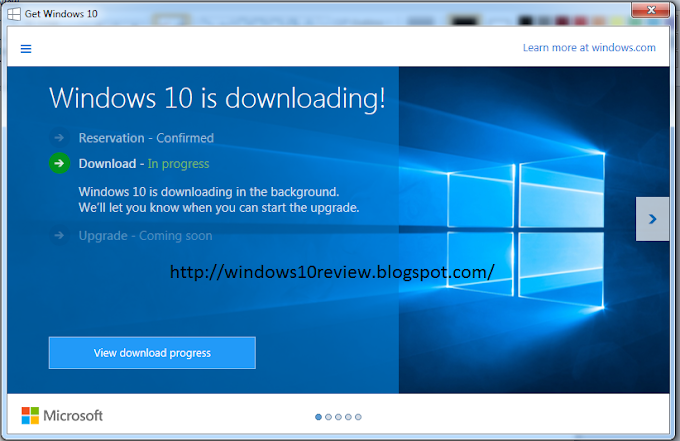 Finally, my Windows 10 Free Upgrade has downloading today