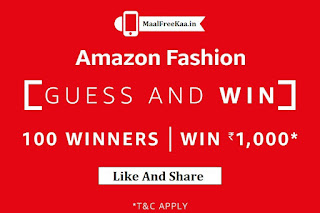 Fashion Guess And Win Amazon Contest