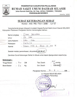 Cara Membuat Surat Keterangan Berbadan Sehat