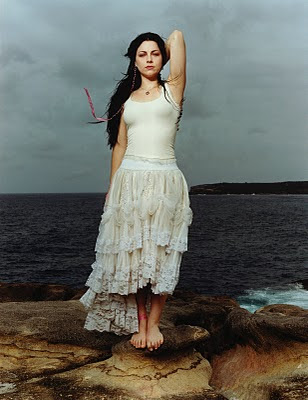 Amy Lee Feet Leg and Shoes Picture