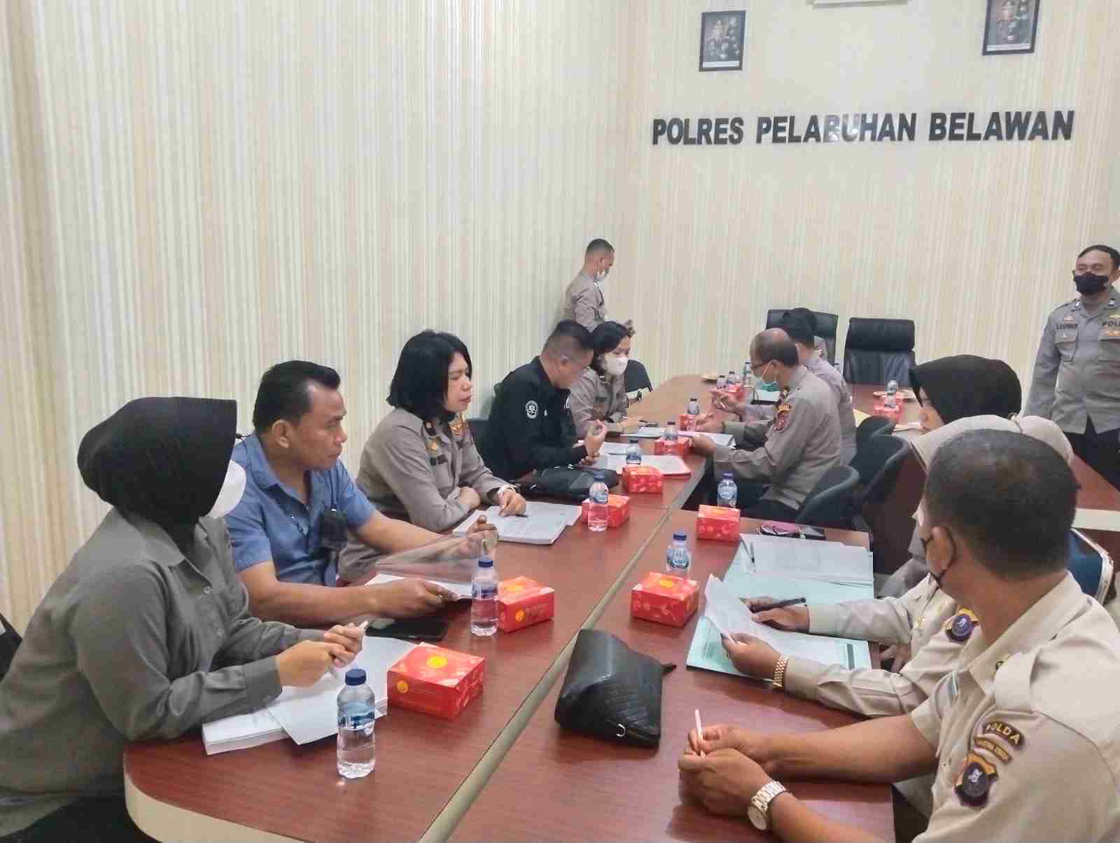 Kasi Humas Polrestabes Medan Hadiri Pelaksanaan Supervisi Kehumasan di Polres Pelabuhan Belawan