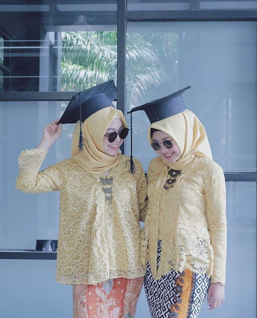 model hijab wisuda untuk pipi tembem terbaru