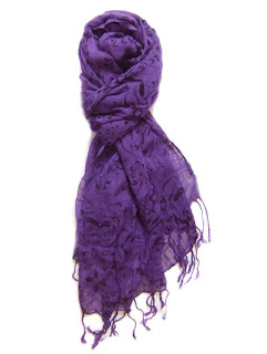 Amici purple scarf, $12