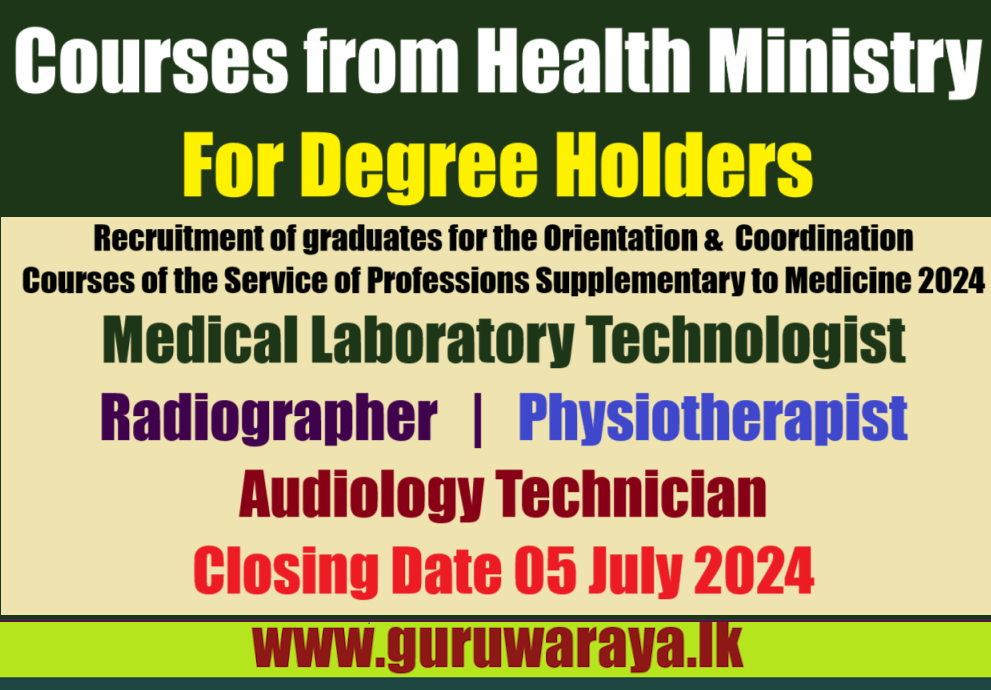 Recruitment of graduates for the Orientation and Coordination Courses 2024