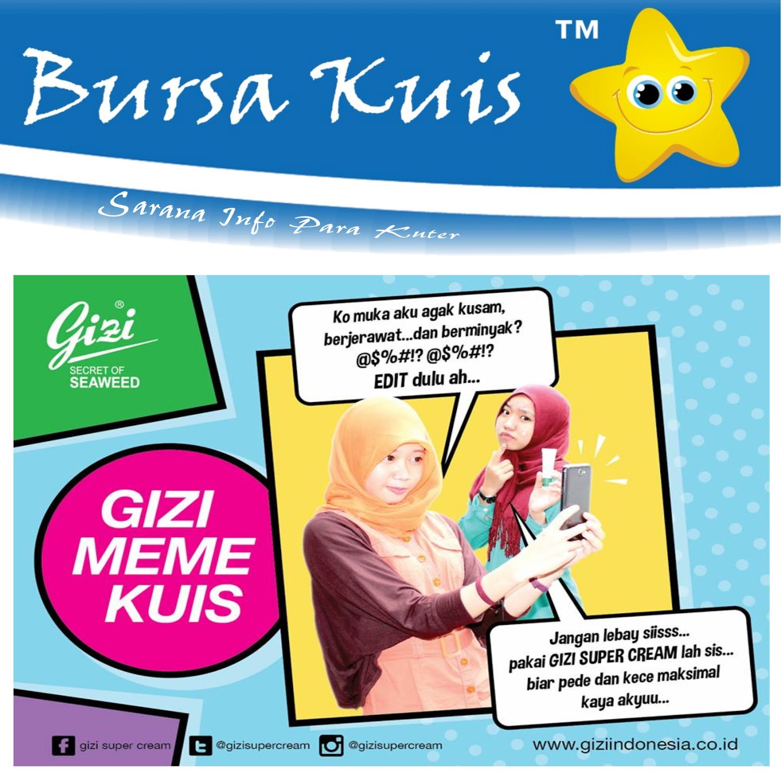 Kuis Meme Gizi Super Cream Berhadiah Uang Tunai Bursa Info Kuis