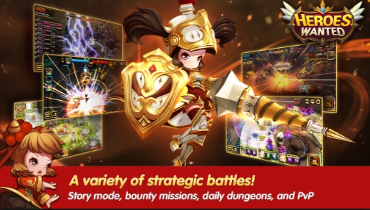 Download Heroes Wanted Quest RPG Mod v1.1.5 Apk