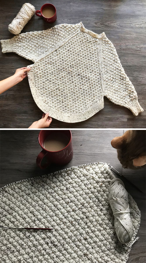 Great Curves Knit Poncho - Free Knitting Pattern