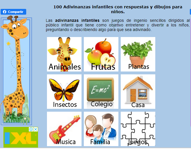 Adivinanzas Infantiles