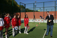 Inaguración pistas de pádel polideportivo Puerta de Hierro