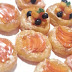 Apricot Tarts and Mango Blueberry Pastry