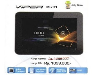 S Nexian Viper Mi731, Tablet Android Jelly bean, 7 Inci, 3G Murah, Harga 1 Jutaan, Bisa Telpon SMS