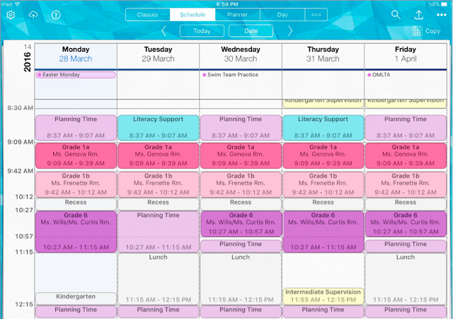 iDoceo 4 iPad App for Teachers - Planner