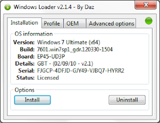 Windows 7 Loader v2.1.4