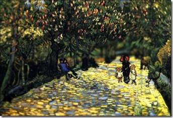 Red Chestnuts in the Public Park at Arles, 1889