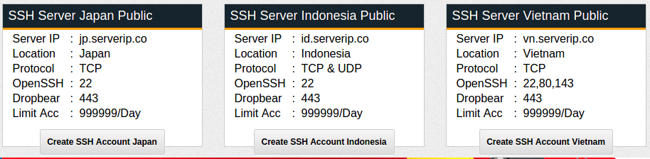fastssh.com pilih ssh server 1