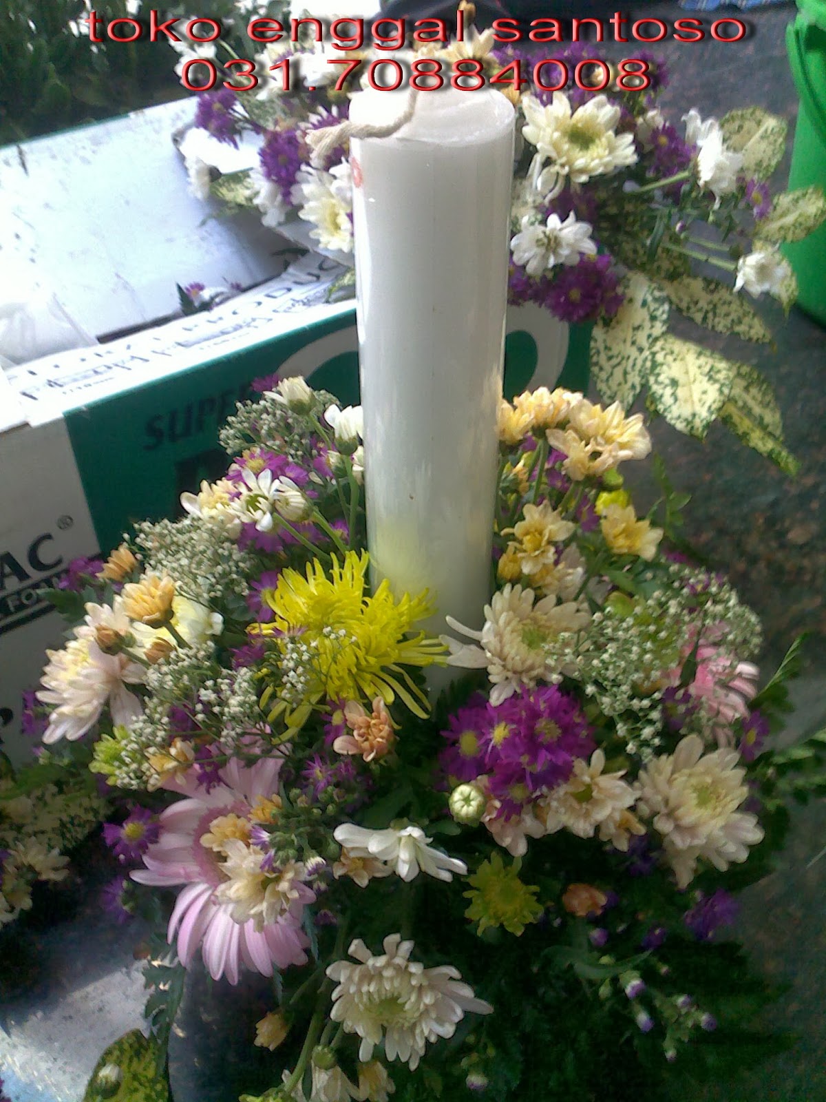 Toko Bunga Surabaya Murah : rangkaian bunga altar