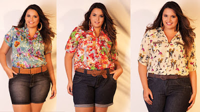 Blusas para mujeres plus size 