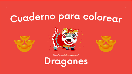 Cuaderno para colorear dragones