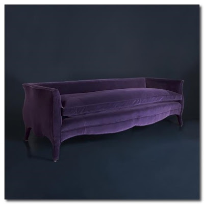 purple velvet sofa talisman london