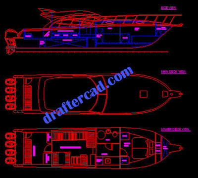 tracing gambar kapal - draftercad.com